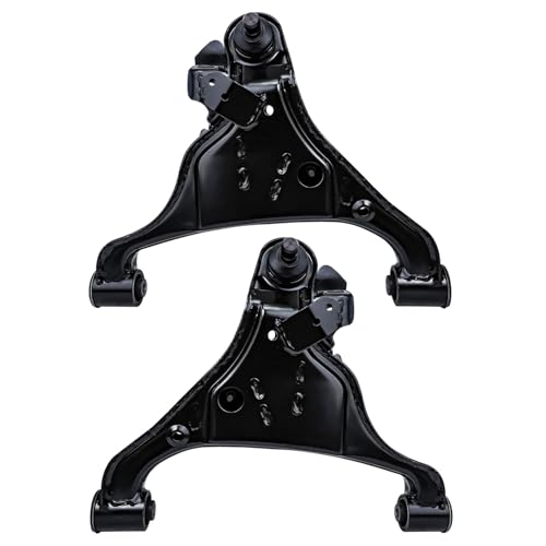 Image of Detroit Axle - 12pc Front End Kit for 05-19 Nissan Frontier 05-15 Xterra 2005-2012 Pathfinder, 4 Upper Lower Control Arms with Ball Joints 4 Outer Inner Tie Rod Ends 2 Boots 2 Sway Bars Replacement