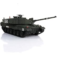 Henglong 1/16 Dark Green 7.0 Challenger II RC Tank 3908 360  Turret Metal Track for Hobby BB Shooting Airsoft Tank that Shoot