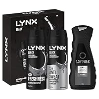 LYNX Giftset Black Trio 730 ML, 730 ml
