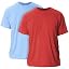 (1) Carolina Blue + (1) Red