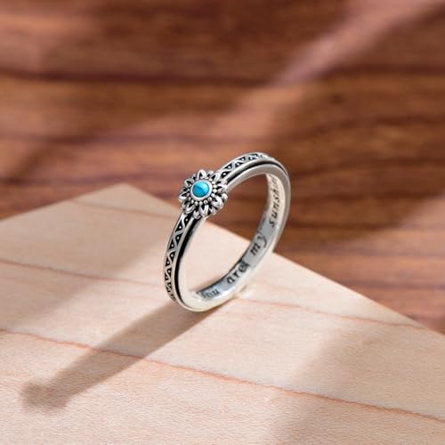 Bijoux fidget pour femme bague tournesol idéale au quotidien