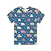GWDDCMGYH Boys Shirts Crew Neck Blouse Summer Casual Basic Tops All Holidays Short Sleeve T-Shirts for Girls Car Print Sports Active Athletic Shirt Tops