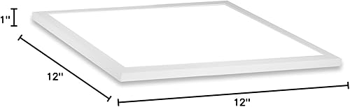 Miniatura 10 de NUWATT Panel cuadrado LED de montaje en superficie de 1 x 1 pies, 5CCT 2700K3000K3500K4000K5000K seleccionable, 1500LM 18W, controlador interno,