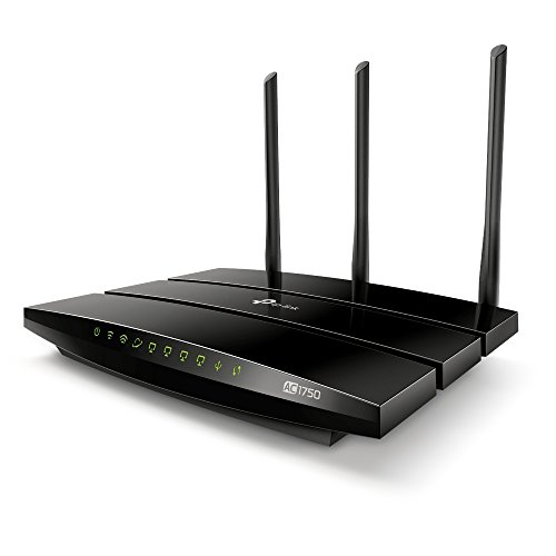 TP-Link Archer C7 AC1750 Router Wireless, Wi-Fi Dual Band 1300 Mbps + 450 Mbps, 5 Porte Gigabit, 1 Porte USB 2.0, Rete Ospiti, WPS, IPTV, VPN Server,