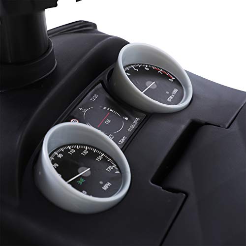 HOMCOM Kinderfahrzeug Rutschauto Lauflernhilfe mit Hupe Stauraum PP Weiß 62 x 28 x 41,5 cm - 8