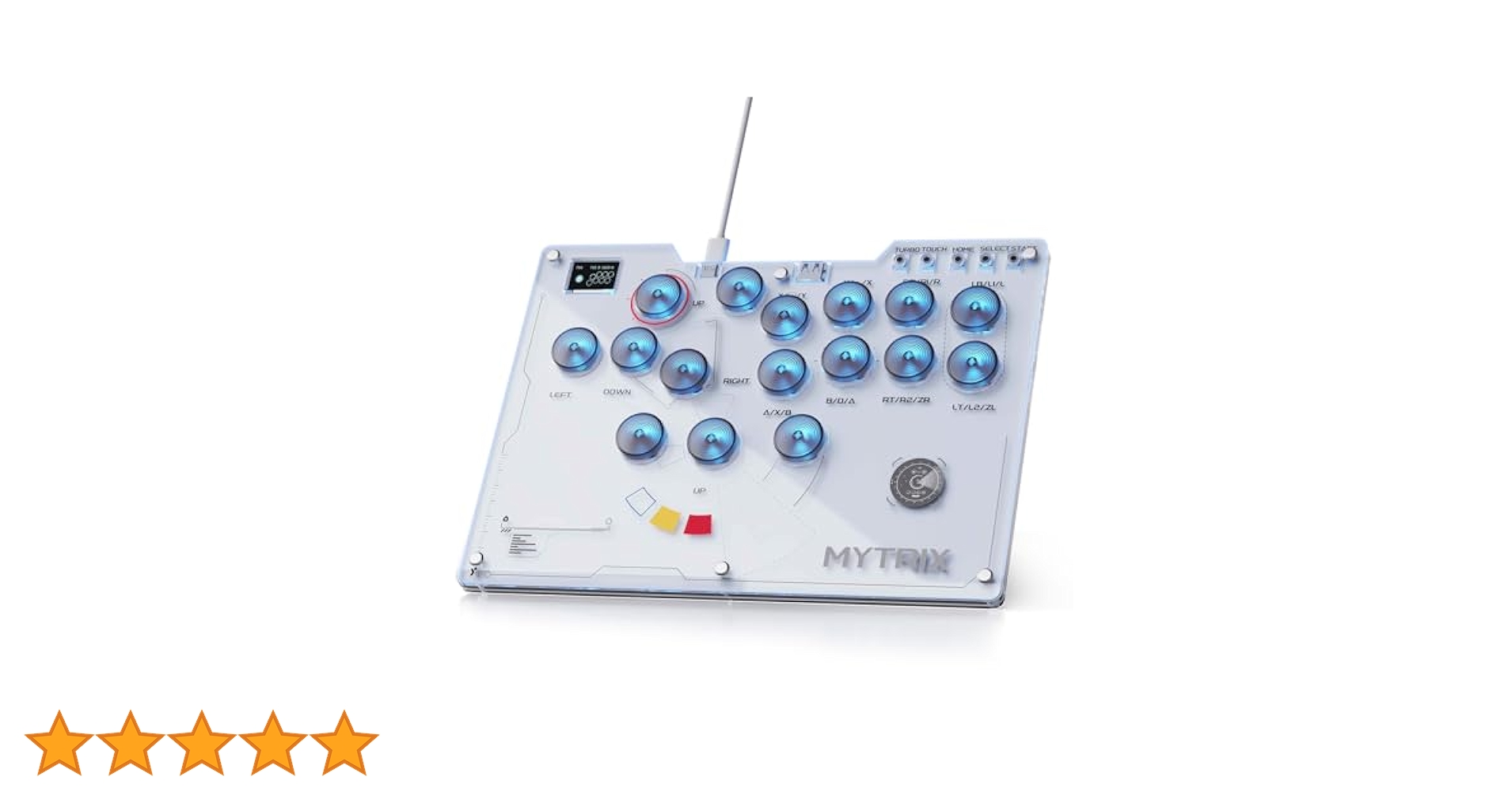 Amazon | Mytrix アケコン レバーレス アケコン 薄型ロープロ16