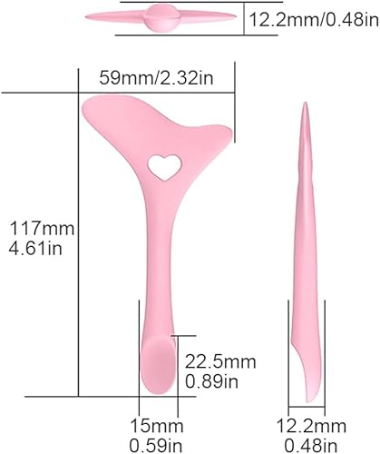 Miniatura 3 de Plantillas delineadoras de ojos, puntas de ala, ayuda para delineador de ojos de silicona, ayuda para dibujar Marscara, ayuda para el uso del lápiz