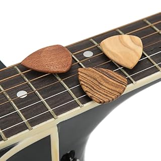 5 Pièces Médiators en Bois,Conception Ergonomique Des Rainures,Médiators de Guitare Électrique Durables Purement Faits À… - Les Beatles, Paul McCartney, John Lennon, RIngo Starr, George Harrison 5 Pièces Médiators en Bois,Conception Ergonomique Des Rainures,Médiators de Guitare Électrique Durables Purement Faits À… – Image 5