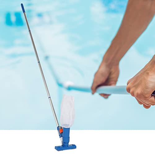 Aspirador de pó Portátil para Spa de Piscina Com 4 Pólos de Seção Conjunto de Limpador Subaquático,