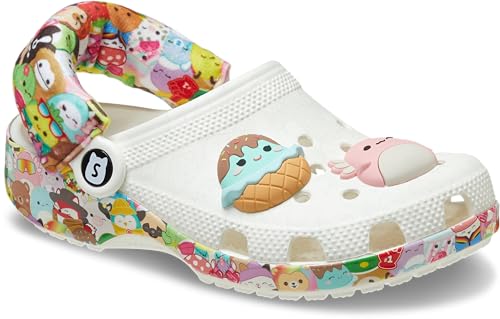 Crocs Zuecos clásicos Squishmallows unisex para niños, Multi, 11 Little Kid
