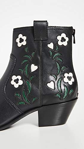 LOEFFLER RANDALL Women's Joni-Vato Ankle Boot, Black/Floral, 5.5 Medium US | Image 5