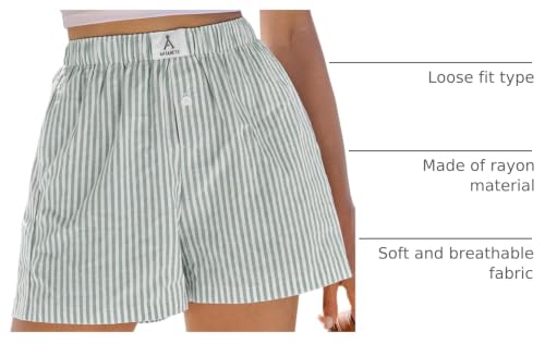 Image of ANRABESS Boxer Shorts for Women Gingham Pajama 2026 Summer Casual Lounge Sleep Plaid Shorts Y2K Beach Bottoms