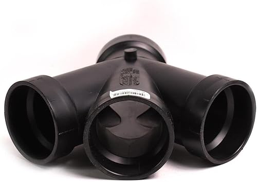 Miniatura 2 de MaxLLTo Reemplazo 92171 2 pulgadas 45 grados ABS doble Wye para fontanería Thrifco 6792171