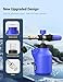 AUTOWN Foam Cannon for Pressure Washer, Pressure Washer Foam Cannon with Wide Neck and 1/4'' Quick Connector, Snow Foam Cannon with Adjustable Nozzle and 1 L Bottle