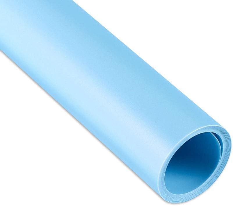 Photography PVC Backdrop Background Paper for Photo Video Studio Waterproof (Blue, 70 x 140cm /28 x 55inches)