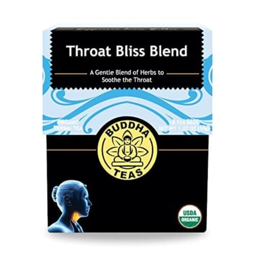 Buddha Teas - Organic Throat Bliss Blend - Herbal Tea