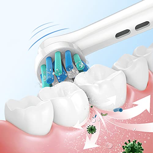 FFYan 8 pezzi setole angolate spazzolino elettrico...