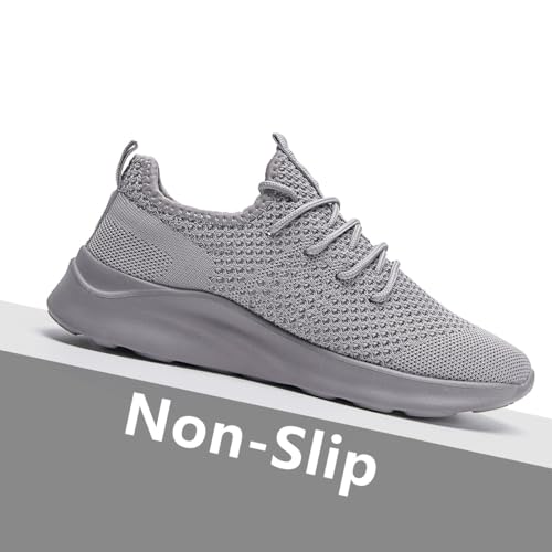 Image of DLWKIPV Running Shoes for Men Slip on Tennis Walking Sneakers Lightweight Non Slip Workout Gym Sports Volleyball Shoes Outdoor Athletic Casual Fashion Breathable Trainers