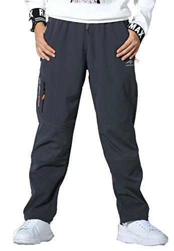 Echinodon Jungen Hose mit Fleecegefütterung Outdoorhose Warm Wasserdicht...
