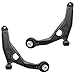TRQ Front Left and Right Lower Control Arm with Ball Joint Set 4 Piece Compatible with 2011-2014 Chrysler 200 2007-2010 Sebring 2008-2014 Dodge Avenger 2009-2020 Journey