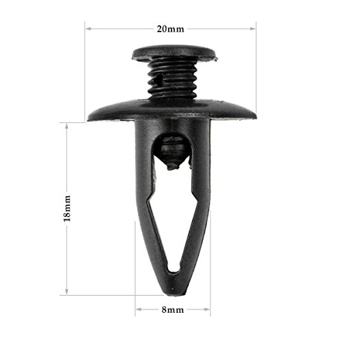 PartsSquare 20pcs Fender Liner Fastener Rivet Push Clips Retainer Replacement For Headlamp, Body Side Fitting Retainer