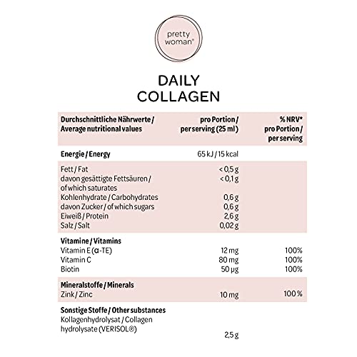 Flüssiges Kollagen Pretty Woman Daily Collagen 500 ml