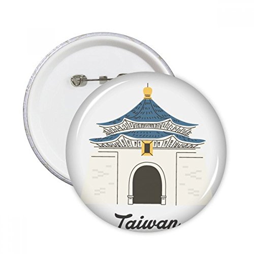 Badge Taiwan Chiang Kai-shek Memorial Hall bouton epingle vetements decoration souvenir voyage