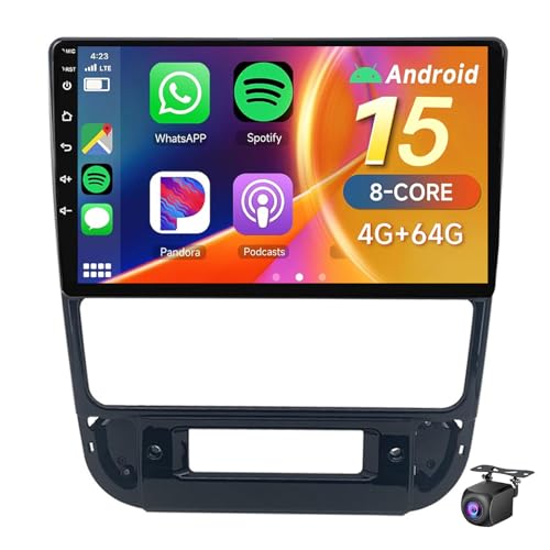 Autorradio Para Peu-geot 406 1995-2005 Android 15 Pantalla Táctil De 9'' CarPlay Inalámbrico Android Auto Audio Hi-Fi GPS Wifi Bluetooth Radio FM RDS SWC Cámara De Marcha Atrás Micr(Size:L300,Color:A)