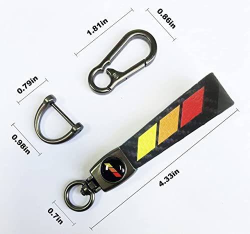 Ajlotmo Leather Key Chain Suit For Toyota Car Key Fob Key Chain Keychain Compatible With Toyota Camry Highlander Corolla Sequoia Tundra Tacoma 4Runner Trucks (Black) #TOP3