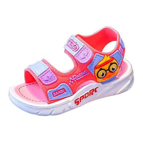 IWIHMIV Kids Sandals Boys Girls Lightweight Non Slip Soft Soled Athletic Sandals with Adjustable for Walking Beach Water