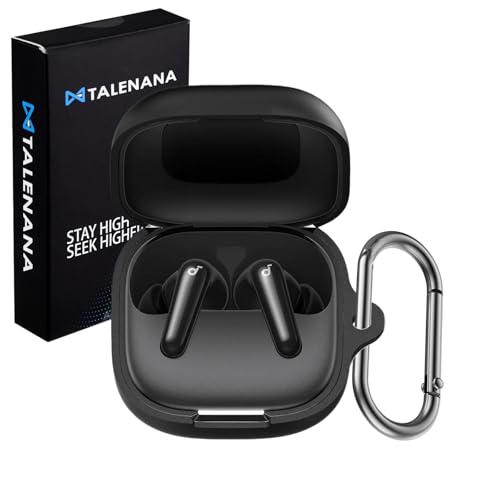 TALENANA for Anker Soundcore P31i�P�[�X �V���R�[�� �ی�J�o�[ �ϏՌ� �h�� �h�o �L�Y�h�~ �����[�d�\ �S�ʕی�P�[�X �C���z�� �J���r�i�t�� Anker Soundcore P31i �Ή�(�u���b�N)
