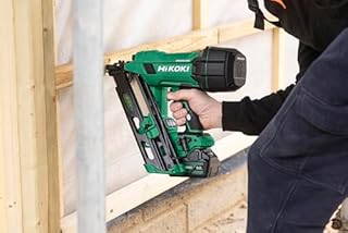 Hi‑Koki NR1890DCAJPZ 18V Cordless framing Nailer with 2×5.0Ah Li‑ion Batteries, Delivering Fast Driving Performance, Tool‑Free adjustments, Long runtime for demanding framing Work