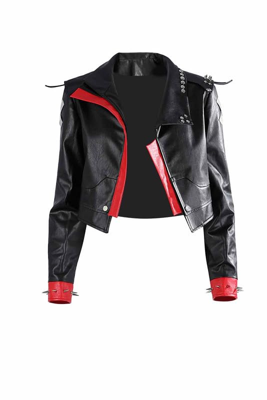 Lixinya Vi Veste de cosplay Manteau Costume Cosplay Tenue Halloween Carnaval Costume Femme, Noir , M