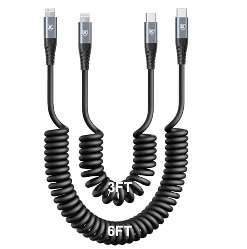 Câble USB C vers Lightning extensible idéal pour CarPlay et la recharge de votre iPhone en voiture
