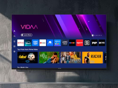 DYON Movie Smart 65 VX - 65 Zoll (164 cm) 4K UHD Smart TV mit Triple Tuner (DVB-C/-S2/-T2), App Store, Prime Video, Netflix, YouTube, DAZN, Disney+, waipu.tv, Hotelmodus – Bild 3