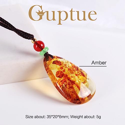 Natural amber pendant The teardrop baltic Amber pendant explosive flower multi-flower artistic conception beautiful petal shape different flower pendant for women2