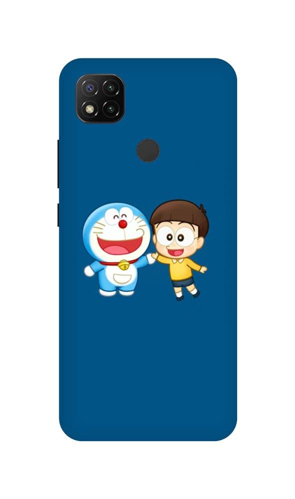 ARVI ENTERPRISE Doraemon & Nobita Printed Hard Plastic Back Case Cover for? Mi Redmi 9 / Redmi 9C / 9 Activ/Poco C31