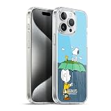 Head Case Designs Licenza Ufficiale Peanuts Charlie, Snoppy & Woodstock Metà E Risate Custodia in Gel [Protezione di Grado Militare] Compatibile Con Apple iPhone 15 Pro Max E Compatibile Con MagSafe