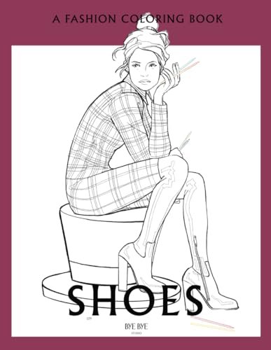 A fashion coloring book - Shoes: A coloring book for Adults and Teenagers, for stress Relief & Relaxation, for enhancing your Creativity (Fashion Accessories Coloring Books) image 2