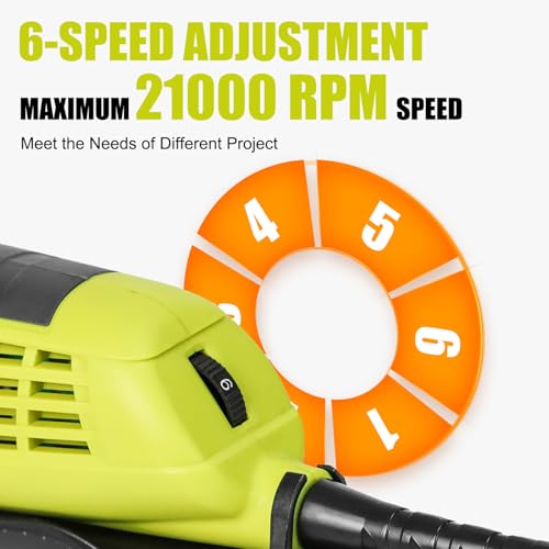 DEWINNER Oszillationswerkzeug, 300W Multifunktionswerkzeug, 3° Oszillationswinkel, 6 Variable Geschwindigkeit 15000-22000RPM, mit 28 Zubehör, zum Schneiden, Schnitzen, Bohren, Schleifen, Polieren