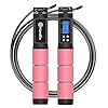 Jump Rope, H Handio Jump Rope with Counter, Workout Jumping Rope with Steel Ball Bearings, Adjustable Length Speed Skipping Rope for Men Women Kids Home Gym, Crossfit, Fitness Exercise