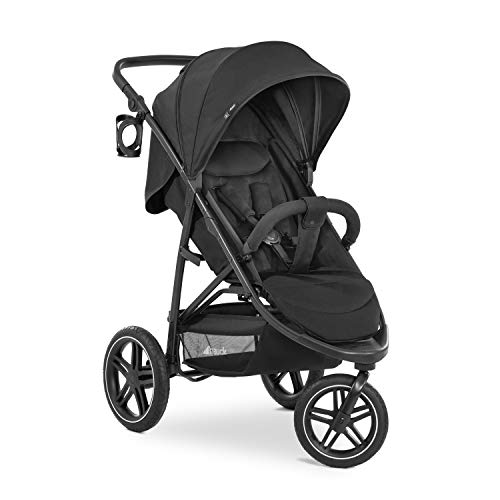 Poussette 3 Roues Hauck Citi Neo II – Légère (7,3 Kg), Pliable D’une Main – Inclut Volant, Housse Pluie Et Moustiquaire