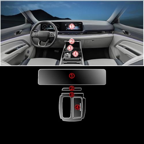 Film protection Ford Territory 2022 pour console centrale contre les rayures