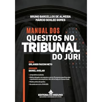 Capa do livro Manual dos Quesitos no Tribunal do Júri