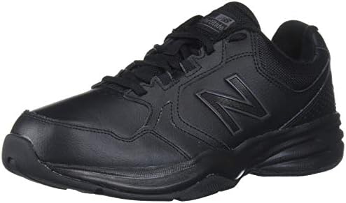 New Balance mens 411 V1 Walking Shoe, Black/Black, 10.5 US