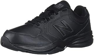 New Balance Men's 411 V1 Walking Shoe, Black/Black, 11 W US