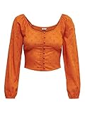  ONLY Damen Trikot, M/L, Arancio, 38