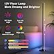 Lanmonlily LED Stehlampe130CM mit Fernbedienung und APP, RGBICW Stehlampe Dimmbar, mit Alexa und Google, Musik Sync, 16 Millionen Farben, 68 Szenenmodi, Stilvolle Stehleuchte für Schlafzimmer
