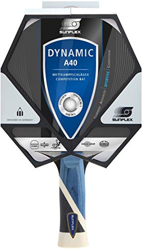 sunflex sport Unisex Raqueta de Tenis de Mesa dinámico A40, Multicolor, M