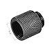 uxcell Male to Female Extender Fitting G1/4 x 15mm for PC Water Cooling System Black 4pcs